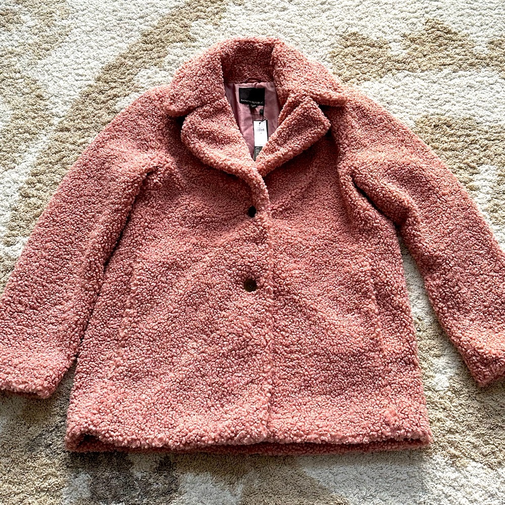 Blush Teddy Jacket - Size L NWT
